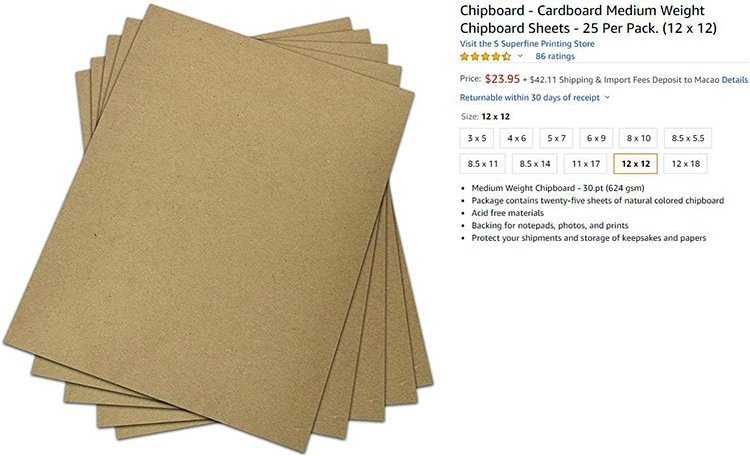 Paperboard-Sheets-Cost