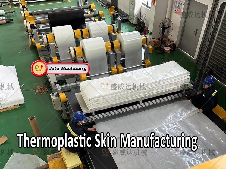 thermoplastic skin manufacturing