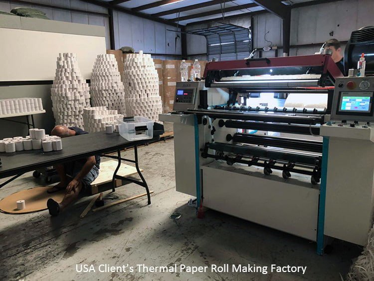 USA-client-thermal-paper-roll-making-factory
