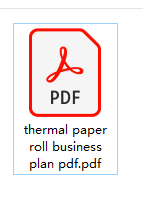 thermal paper roll business plan